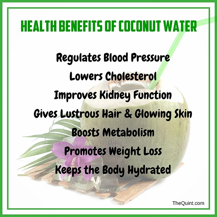 Coconut Water Health Benefits. 5 reasons you should drink more coconut water.